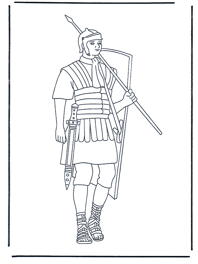 Roman soldier 1 - Malesider med romerne