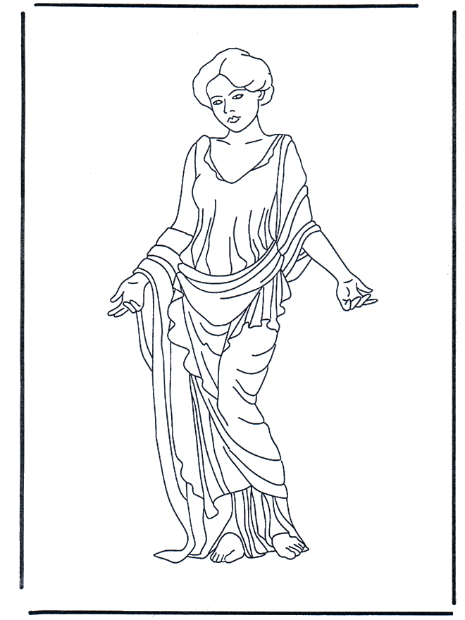 Roman woman 2 - Malesider med romerne