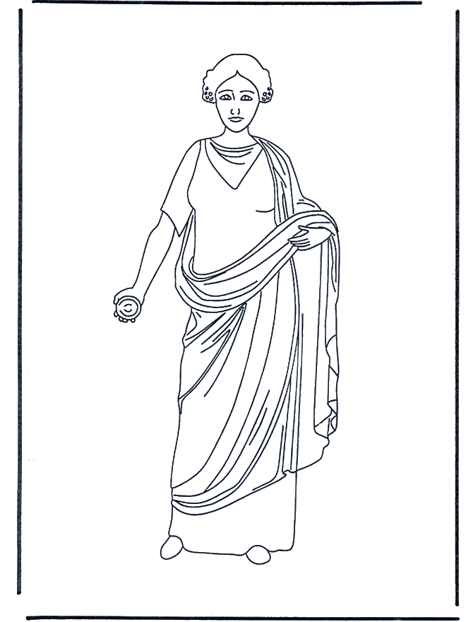 Roman woman 3 - Malesider med romerne