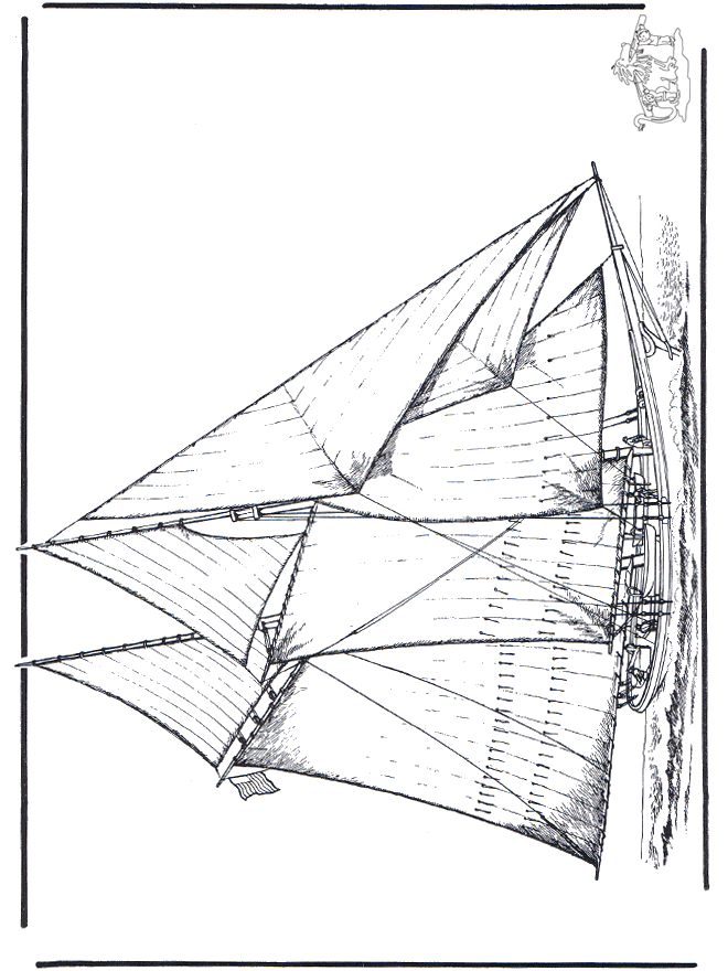 Sailing ship 4 - Malesider med skibe