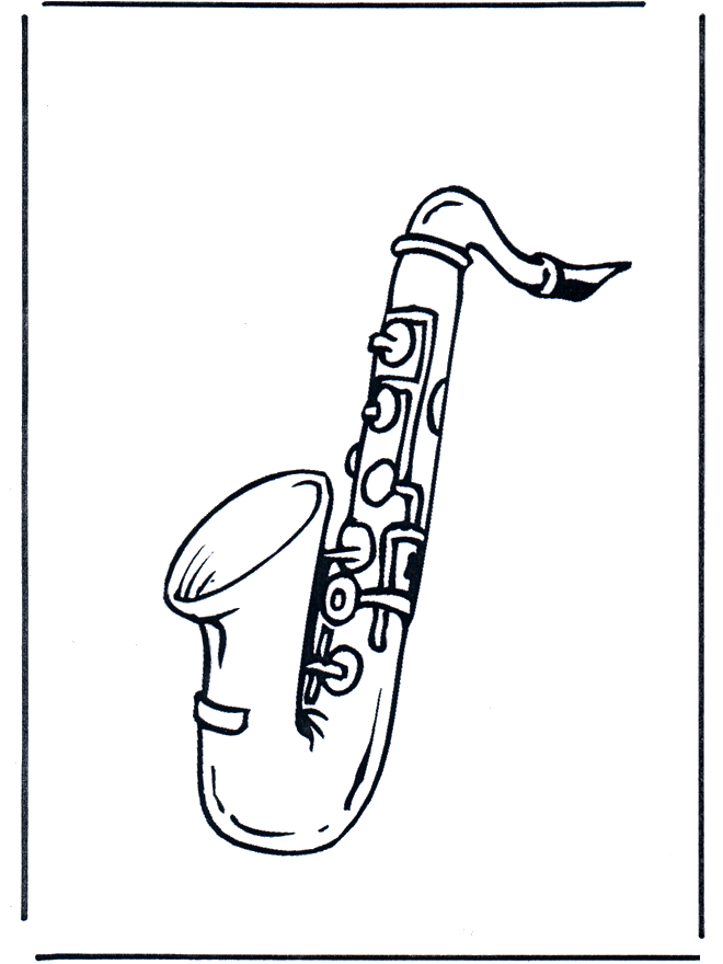 Saxophone - Malesider med musik