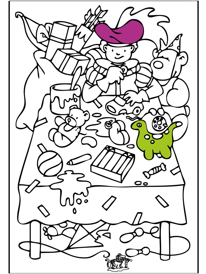 Sinterklaas 53 - Sint Nicolas coloring pages