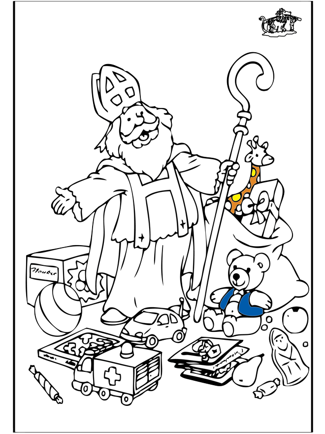 Sinterklaas 55 - Sint Nicolas coloring pages