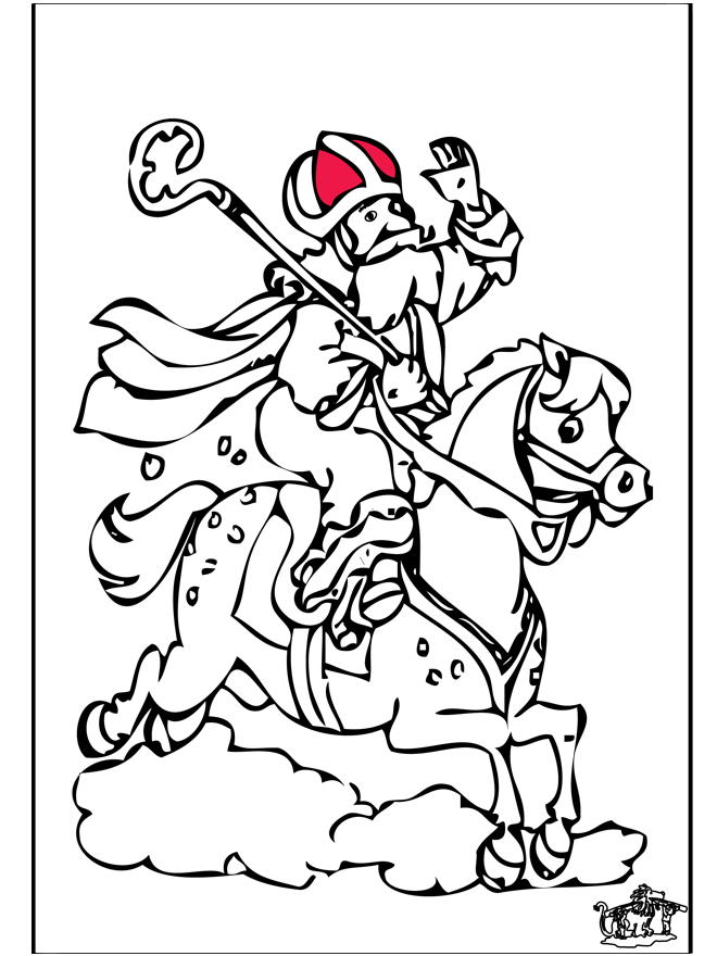 Sinterklaas 58 - Sint Nicolas coloring pages