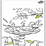 Diverse - Spring Coloring Page