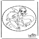 Sy-kort - Stitchingcard Winx 1