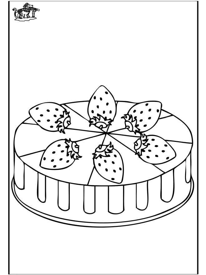 Strawberry cake - Malesider med bager