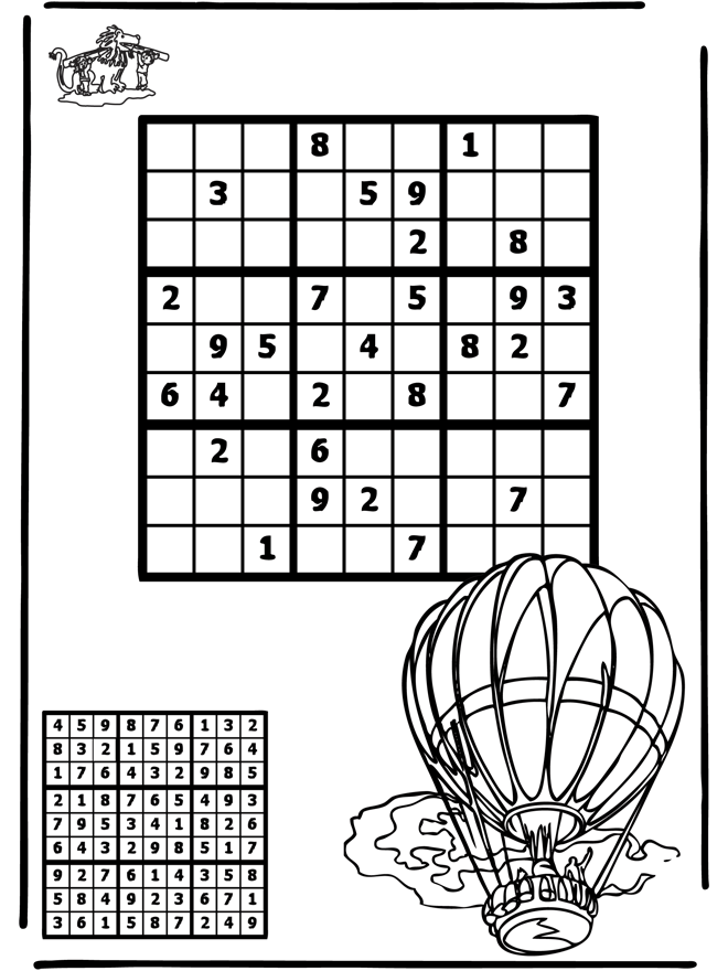 Sudoku balloon - Puslespil