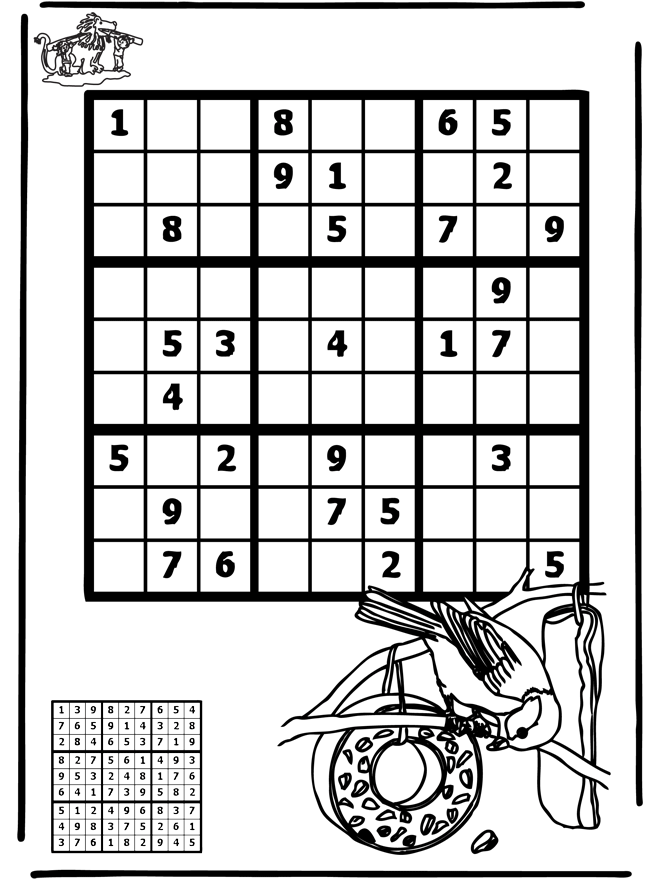Sudoku bird - Puslespil
