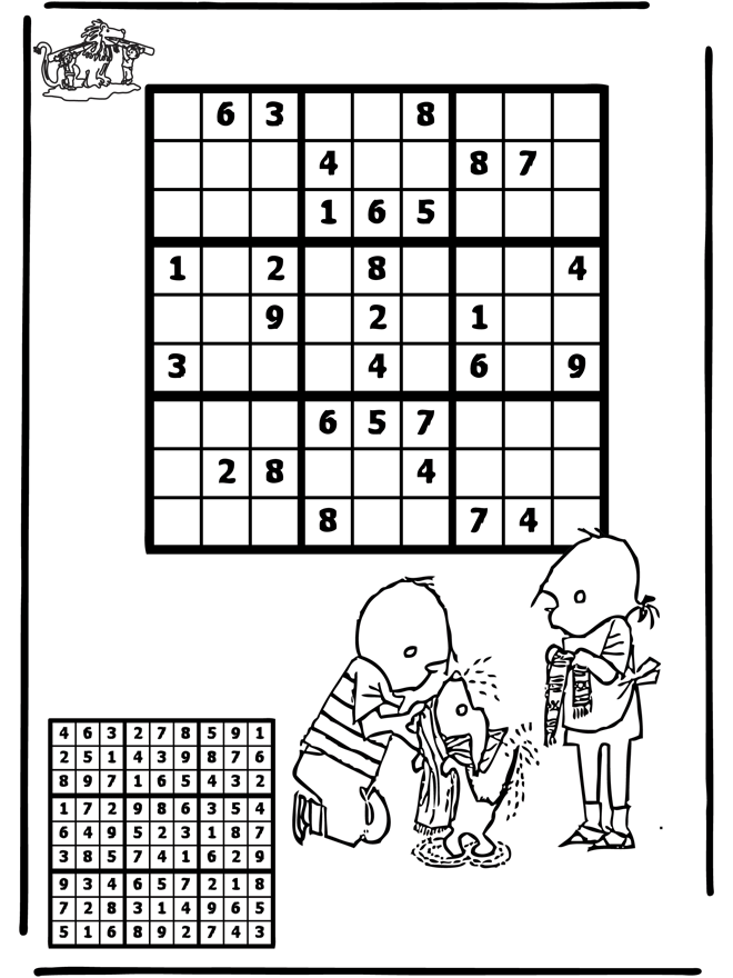 Sudoku Jip and Janneke - Puslespil