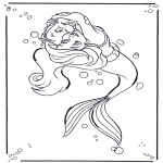Sjove figurer - The little Mermaid 1