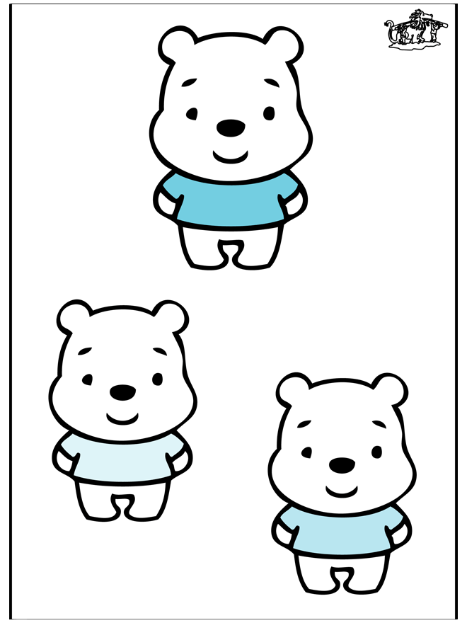 Three bears - Dyre-malesider