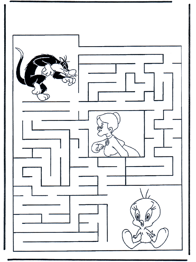 Tweety labyrinth - Labyrint