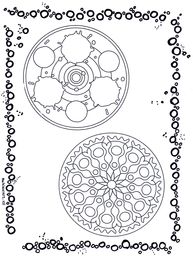 Two mandala - Dobbelt mandala