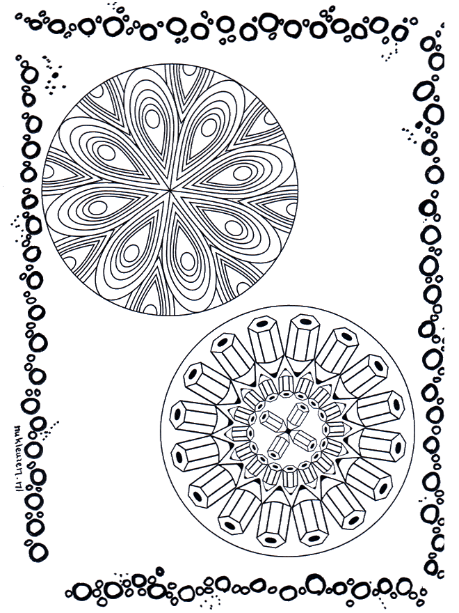 Two mandalas 1 - Dobbelt mandala