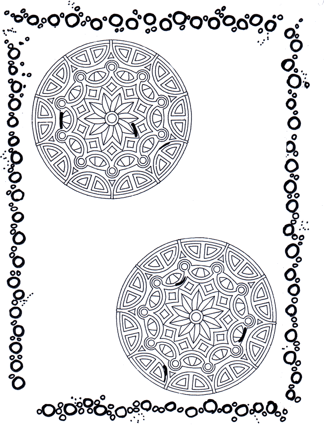 Two mandalas 10 - Dobbelt mandala