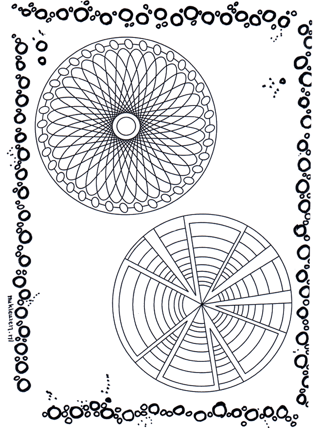 Two mandalas 2 - Dobbelt mandala