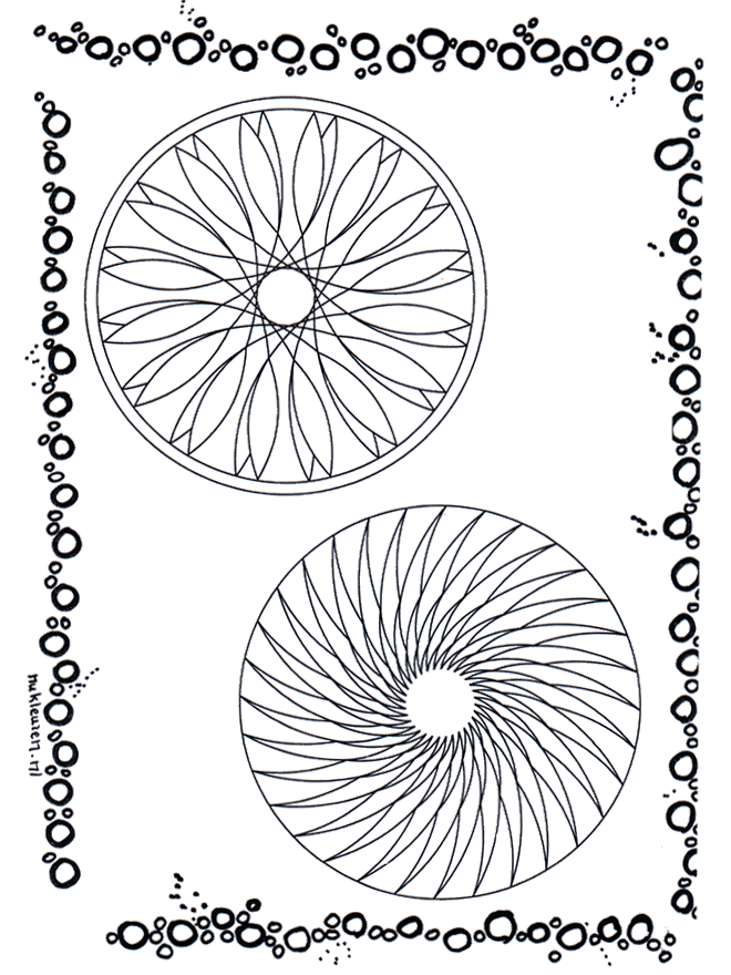 Two mandalas 3 - Dobbelt mandala