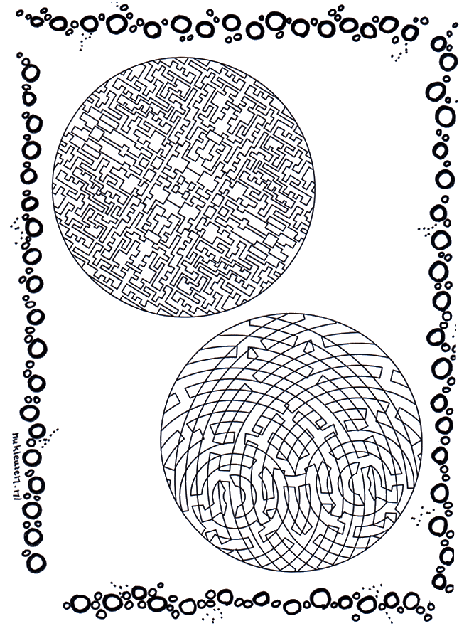 Two mandalas 4 - Dobbelt mandala