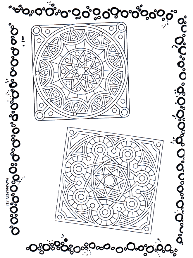 Two mandalas 5 - Dobbelt mandala