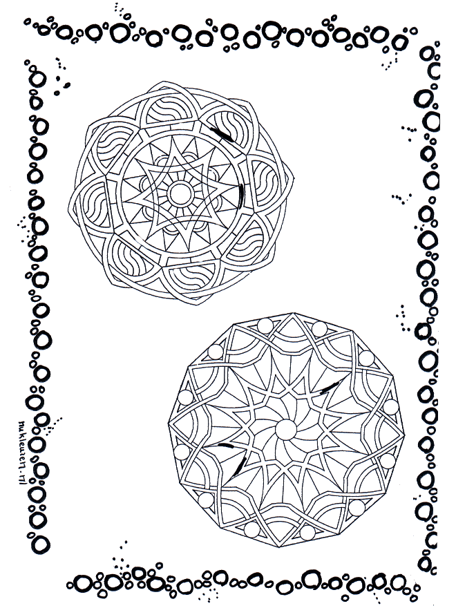 Two mandalas 6 - Dobbelt mandala