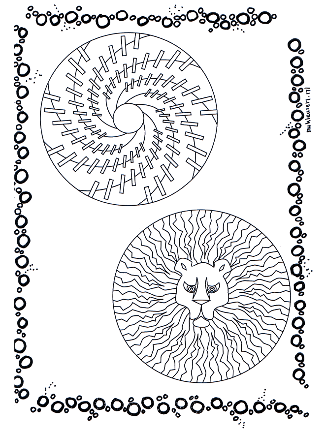 Two mandalas 7 - Dobbelt mandala