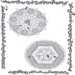 Mandala-malesider - Two mandalas 9