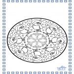 Vinter-malesider - Winter mandala