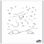 Vinter-malesider - Winter number drawing 2