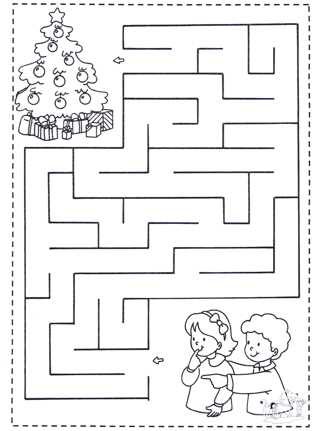 X-mas labyrinth 1 - Julehåndarbejde