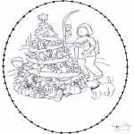 Jule-malesider - X-mas stitchingcard 5