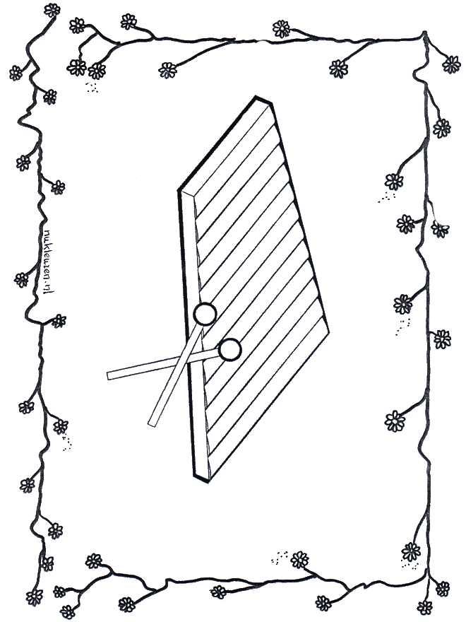 Xylophone - Malesider med musik